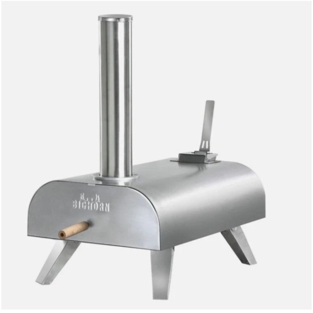 S BIG HORN SRPG18003B OUTDOORS  Pizza Oven Wood Fired Portable Pellet 12"